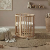 Овальная кроватка Stokke Sleepi Mini V3 из натурального бука