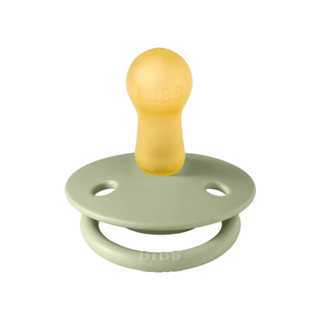 BIBS Пустышка De Lux Latex 0-6 месяцев - Sage