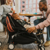 Stokke YOYO3 White Air France белая рама и синий прогулочный блок