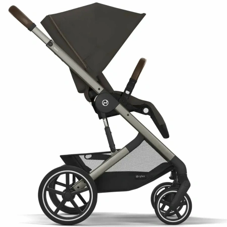 Cybex Детская коляска Balios S Lux TPE 2-в-1 c дождевиками Chocolate Brown