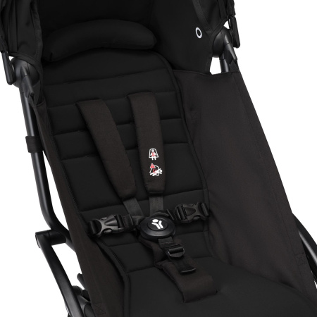 Stokke YOYO3 коляска универсальная 2в1 с мягкой люлькой Black/Black