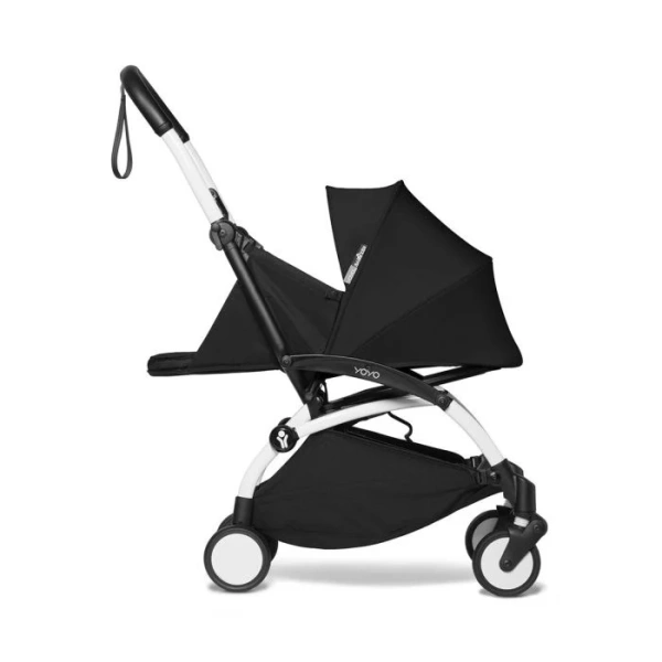 Stokke YOYO³ коляска 2 в 1 с мягкой люлькой Newborn Pack белое шасси