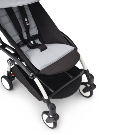 Stokke YOYO3 White Stone белая рама и серый прогулочный блок