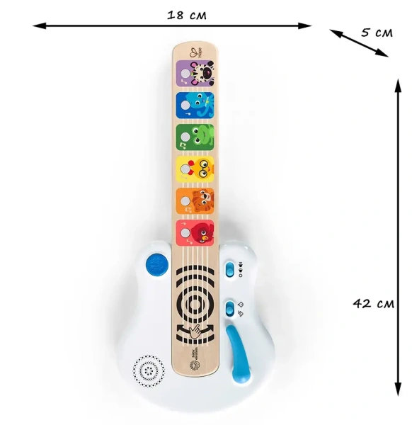 Hape Музыкальная игрушка "Волшебное прикосновение" Гитара сенсорная"