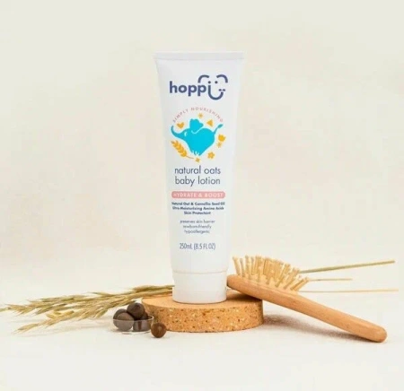 Hoppi Детский лосьон с натуральным овсом, 250 ml.