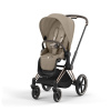 Cybex Детская коляска Priam IV Rosegold 2 в 1 Cozy Beige + спальный блок Lux Carry Cot
