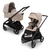 Bugaboo Коляска универсальная 2в1 Dragonfly BLACK/DESERT TAUPE-DESERT TAUPE