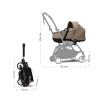 Stokke YOYO³ 2 в 1 Black/Taupe с каркасной люлькой Bassinet