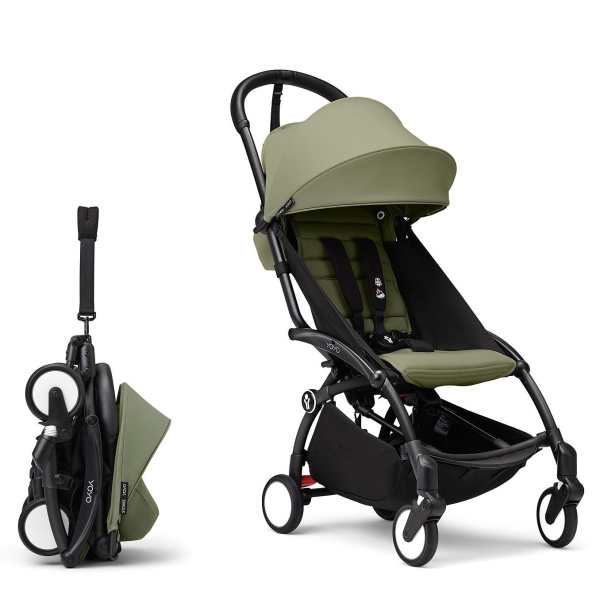 Stokke YOYO3 Прогулочная коляска Black/Olive