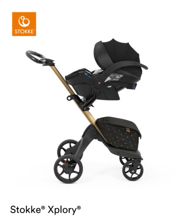 Stokke Коляска Xplory X с прогулочным блоком (Stokke Коляска Xplory X с прогулочным блоком -  Signature Black)