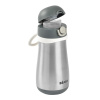 Beaba Поильник термос GOURDE INOX + ANSE 350ML - MINERAL GREY