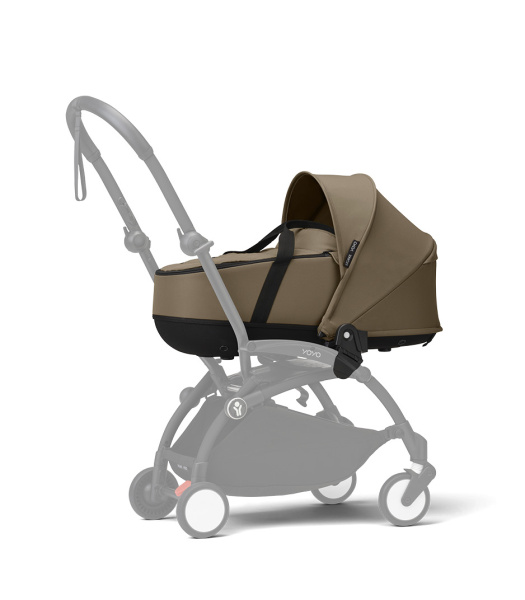 Stokke YOYO3 коляска универсальная 2в1 с каркасной люлькой bassinet Black/Toffee