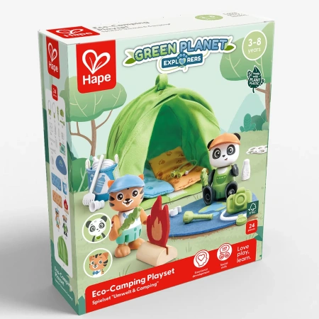 Hape Игровой набор Мини-дом: Эко-кемпинг