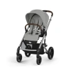 Cybex Детская коляска Balios S Lux SLV 3-в-1 c дождевиками Stone Grey