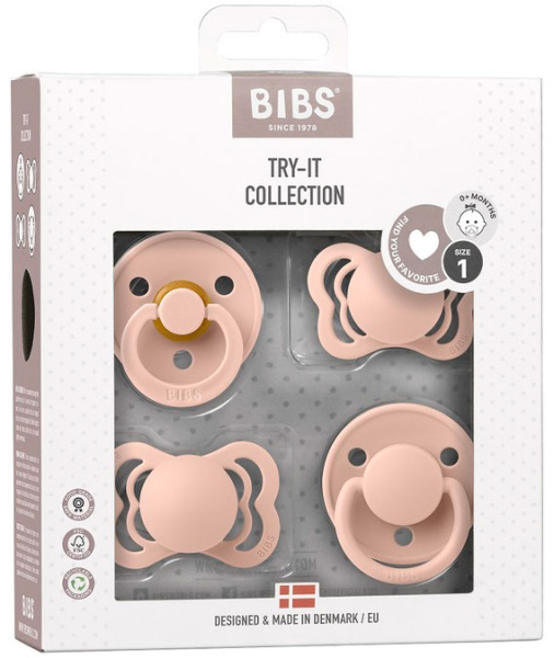 BIBS Набор пустышек Try-it collection 4шт.