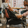 Stokke YOYO3 White Ginger белая рама и розовый прогулочный блок