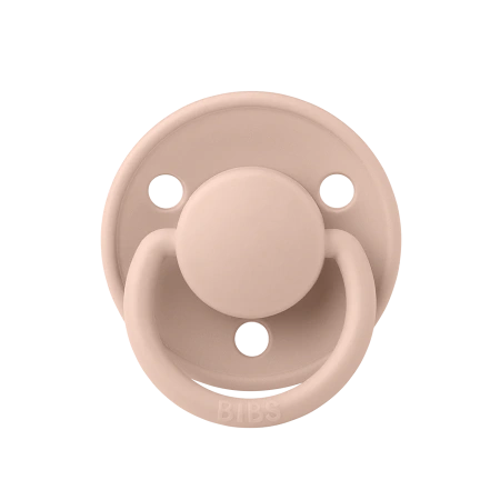 BIBS Пустышка De Lux Latex 0-6 месяцев - Blush