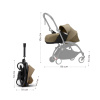 Stokke YOYO³ 2 в 1 White/Toffee с мягкой люлькой для новорождённого