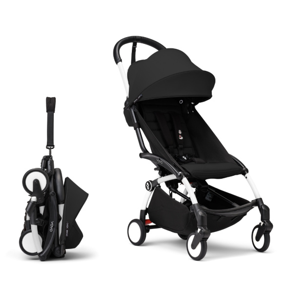 Stokke YOYO3 прогулочная коляска White Black белая чёрная