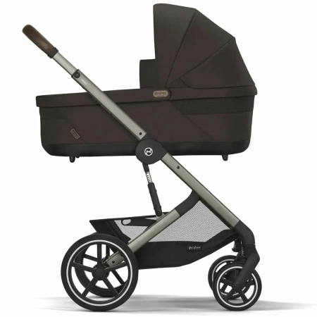 Cybex Детская коляска Balios S Lux TPE 2-в-1 c дождевиками Chocolate Brown
