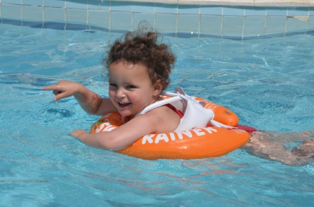 SWIMTRAINER Надувной круг для игр на воде Оранжевый (2-6 лет)
