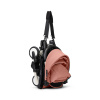 Stokke YOYO3 White Ginger белая рама и розовый прогулочный блок