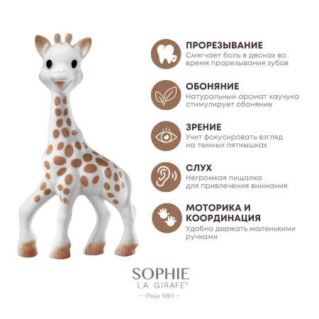 Подарочный набор Vulli Sophie la girafe с игрушкой и прорезывателем