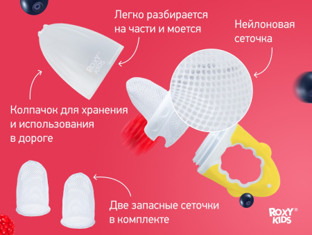 Roxy Kids Ниблер для прикорма с сеточкой 6+