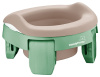 Roxy Kids Дорожный горшок HandyPotty 3-в-1 с многоразовой вкладкой - Оливковый/бежевый